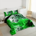 thumbnail image 3 of Castle Fairy Teens Adults Floral Leopard 3 Pieces Queen Comforter Set,Woodland Animal Cheetah Ultra Soft Bedding Sets,Chic Flowers Rose Bedding Comforter Set Breathable,Luxury Bedroom Decor, 3 of 8