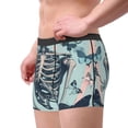 thumbnail image 2 of Fotbe Butterflies Skull Bows Calzoncillos Tipo Boxer con Bolsa de Soporte Total para Hombre, X-Temp Fresco, Transpirable y de Secado Rápido-Small, 2 of 5