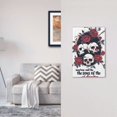 thumbnail image 2 of Zufioo Gothic Skulls And Roses Print Switch Wall Plate, Dustproof and Heat-resistant Decorative Wall Switch Cover, Suitable for Residential and Commercial Areas-Mid-size, 2 of 8