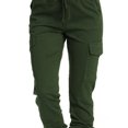 thumbnail image 4 of FASHIONWT Women Workwear Cargo Casual Elastic Waist Drawstring Harem Pants, 4 of 4