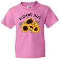 thumbnail image 3 of Inktastic Kansas Girl with Sunflowers Youth T-Shirt, 3 of 5