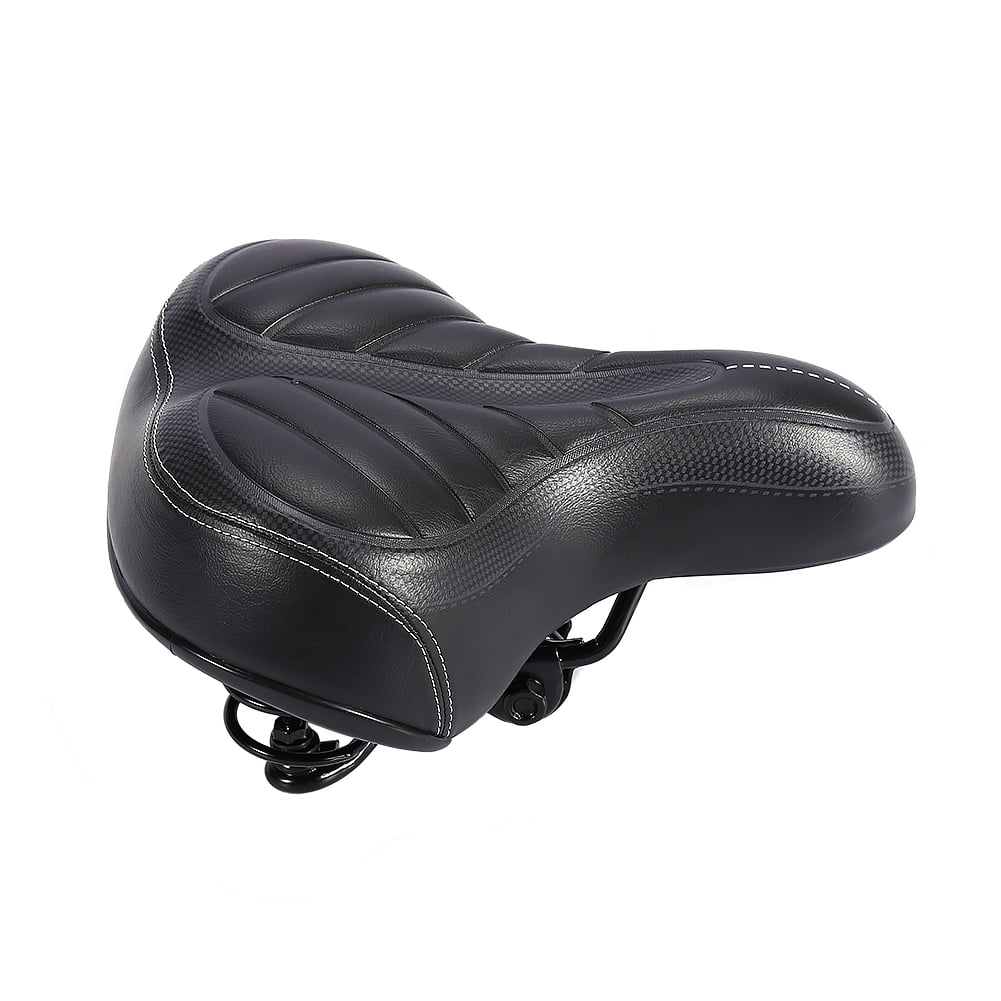 Bike Bicycle Saddle Seat Extra Comfort Soft Pad Wide Big Bum Gel Cushion Sport 