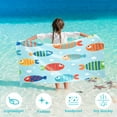 thumbnail image 6 of Microfiber Beach Towel for Kids Girls Women, Thin Lightweight Soft Sand Free Microfiber&nbsp;Cute Cartoon Beach Bath Shower Swimming Pool Towels 27X60 Inch, 6 of 7