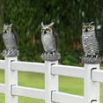 thumbnail image 4 of Dujiujun Orchard Owl Scarecrows Garden Decoration Creative Shape Realistic Looking Bird Repellent Owl Statue Ornament, 4 of 8