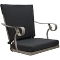 thumbnail image 4 of Outdoor/Indoor Counter Bar Stool 26" Jamey - Dark Gray Linen Fabric - Beige, 4 of 8