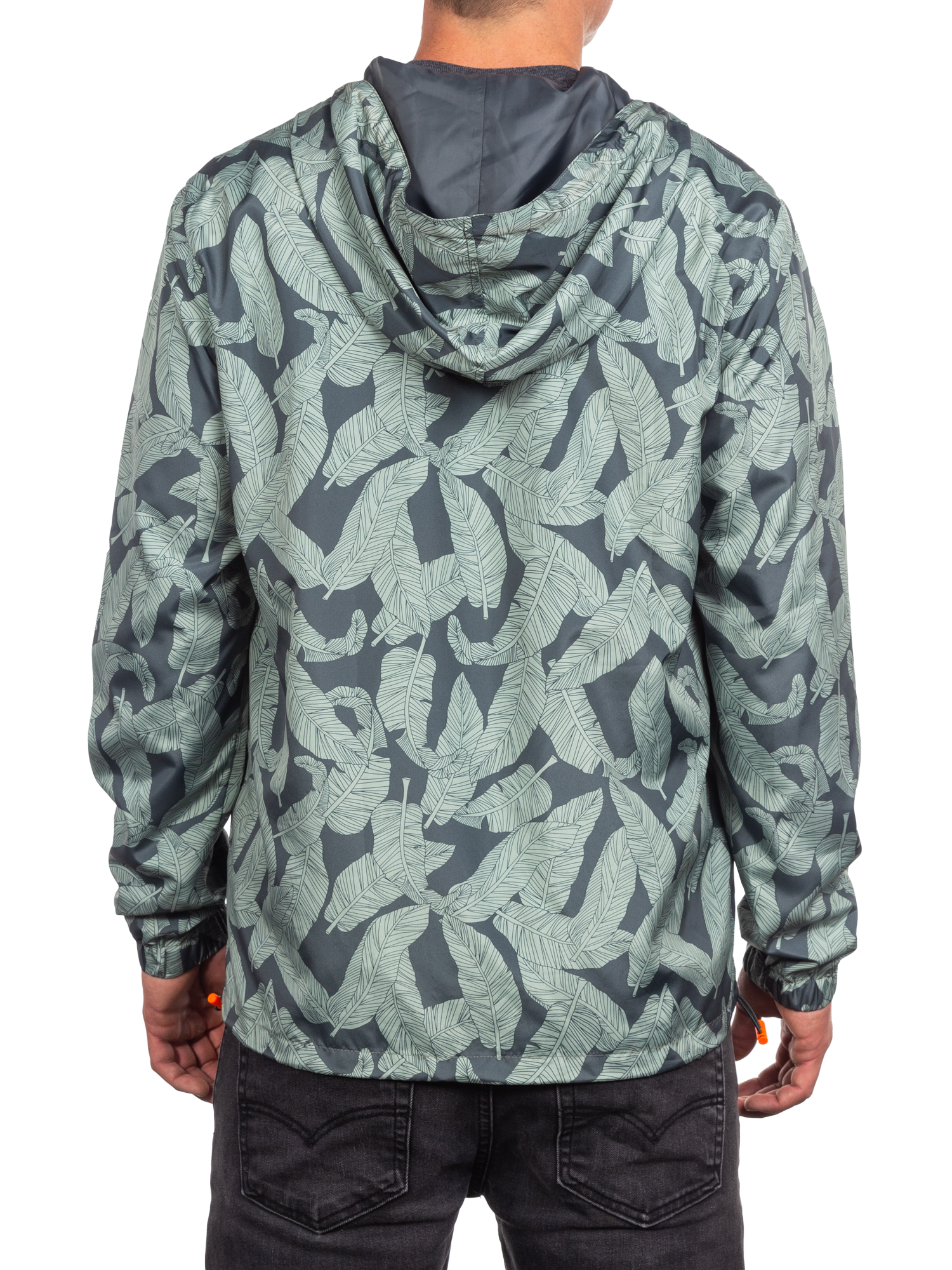 Men's Light Weight Hooded Anorak, up to Size 3XL - image 2 of 2