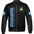 thumbnail image 2 of Lotusprinthandmade Personalized Name & Number Nicaragua Pride All-over Print Bomber Jacket S-5XL Multicolor, 2 of 5