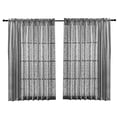 thumbnail image 1 of Amdohai Home Sheer Linen Textured Curtains Semi Sheer Drapes Light Airy Breathable, 1 of 9