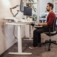 thumbnail image 5 of Versadesk Powerlift Electric Standing Desk - Split-Level, Height Adjustable Sit-to-Stand, Dual Motor & Memory for Home & Office | Maple, ( 48 x 30 ), 5 of 7