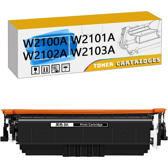Compatible Toner Cartridges Replacement W2100A W2101A W2102A W2103A for HP 4201DW MFP 4301FDW Printers, High Yield 7,500 Pages