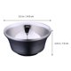 thumbnail image 2 of Cuenco de acero inoxidable para comida, cuenco con aislamiento térmico, cuenco para gachas de arroz para el hogar, 1 ud. HOMEMAXS 9612689-MX, 2 of 6