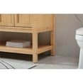 thumbnail image 5 of 60 inch double bathroom vanity in natural wood, 5 of 8