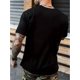 thumbnail image 2 of Camiseta con estampado de arcoíris y letras del orgullo LGBTQ+ para hombre, informal, ligeramente elástica, de cuello redondo para primavera y verano., 2 of 6