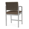 thumbnail image 3 of Pemberly Row Chaise de Réception d'Attente - Acier Argenté / Brun / Brun, 3 of 5