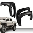 thumbnail image 2 of Black 69" Fender Flares Pocket Rivet Fit for Chevy Silverado 2007-2013 Wheel Cover Protector, 2 of 9