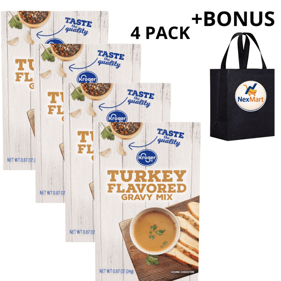 Turkey Flavored Gravy Mix, 0.87 oz , 4 Pack
