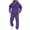 Purple, variant on Mens Track Suits 2 Piece Set Two Piece Sets Casual Athletic Pullover Hoodie Sweatshirt and Jogging Pants Fall Winter Outfits, XL