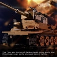 thumbnail image 4 of Kit de construcción para tanques del ejército de la Segunda Guerra Mundial, German Tiger y American M4, 4 of 8