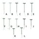 thumbnail image 4 of Luz ferroviaria Advancent Mini tren farola voltajes DIY 3V lámparas LED Metal decoraciones de paisaje, 4 of 6