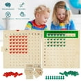 thumbnail image 1 of POINTERTECK Planche Montessori de Multiplication et de Division Jouets de Math en Bois Matériel d'Éducation Précoce en Math pour Tout-Petits de Plus de 3 Ans, 1 of 8