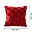 thumbnail image 2 of Valentines Day Throw Pillow Covers, Valentine Decoration Soft Plush Love Lumbar Pillow case Decorative Cushion Cover for Holiday Sofa Home Decor ( 45 * 45), 2 of 6