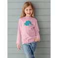 thumbnail image 2 of Image Conscious Elephant With Penguins Long Sleeve Toddler -Jay Fleck Designs, Unisex Regular Fit, 2 of 4