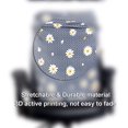 thumbnail image 3 of Printed Office Chair Covers, Stretch Computer Chair Cover Universal Boss Chair Covers Modern Simplism Style High Back Chair Slipcover - Yellow Flower, Medium, 3 of 7