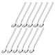 thumbnail image 1 of Inoxidable Acero Espresso Cucharas, 12uds Plata Mini Café Cucharas, 7.9 Pulgadas Pequeñas Azúcar Cucharas Té Cucharas Postre Cucharas para Café, Azúcar, Té, Hielo Crema, 1 of 7