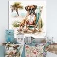 thumbnail image 2 of Designart Dog On The Beach V Canvas Wall Art, 2 of 5