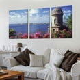 thumbnail image 2 of Nawypu Caribbean, Puerto Rico, Old San Juan. Canvas Wall Art Print, Architecture Artwork 12''x16''X3 Panels, 2 of 4
