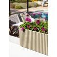 thumbnail image 6 of Veradek Demi Series Window Box 36" Plastic-Stone Planter - (Sand/2 Pack), 6 of 10