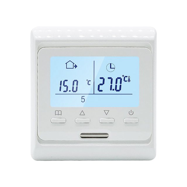 Termostato de calefacción eléctrica Pantalla LCD de 2,6 pulgadas Termostato de habitación programabl CACAGOO Calefacción eléctrica
