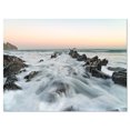 thumbnail image 2 of Waves Plage au Lever du Soleil Atlantique - Impression sur Toile, 2 of 3