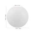 thumbnail image 4 of Pantalla de lámpara de globo blanca: cubierta esférica de PE irrompible esmerilada de 20 cm - Reemplazo universal de lámpara de techo y colgante para salas de estar y dormitorios, 4 of 7