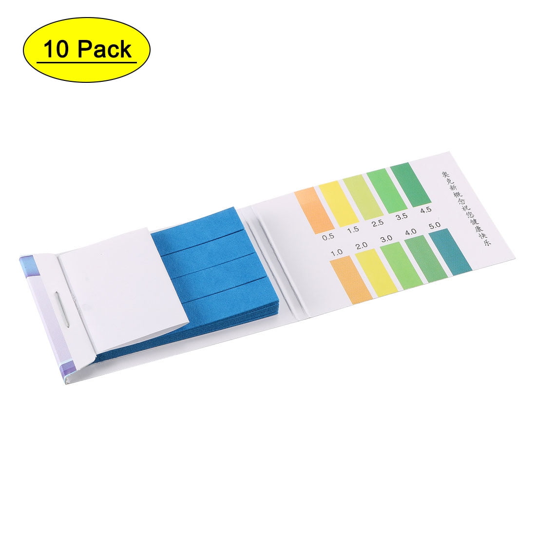 Uxcell 0.55.0 Indicator 80 in 1 Testing Alkaline Acid PH Test Strip 10