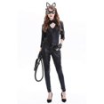 thumbnail image 4 of Adult Catwoman Costume, Womens Catsuit Halloween Costume, 4 of 5
