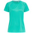 thumbnail image 1 of Stedman - Camiseta Active mangas ranglán para mujer señora (Verde Bahama), 1 of 2