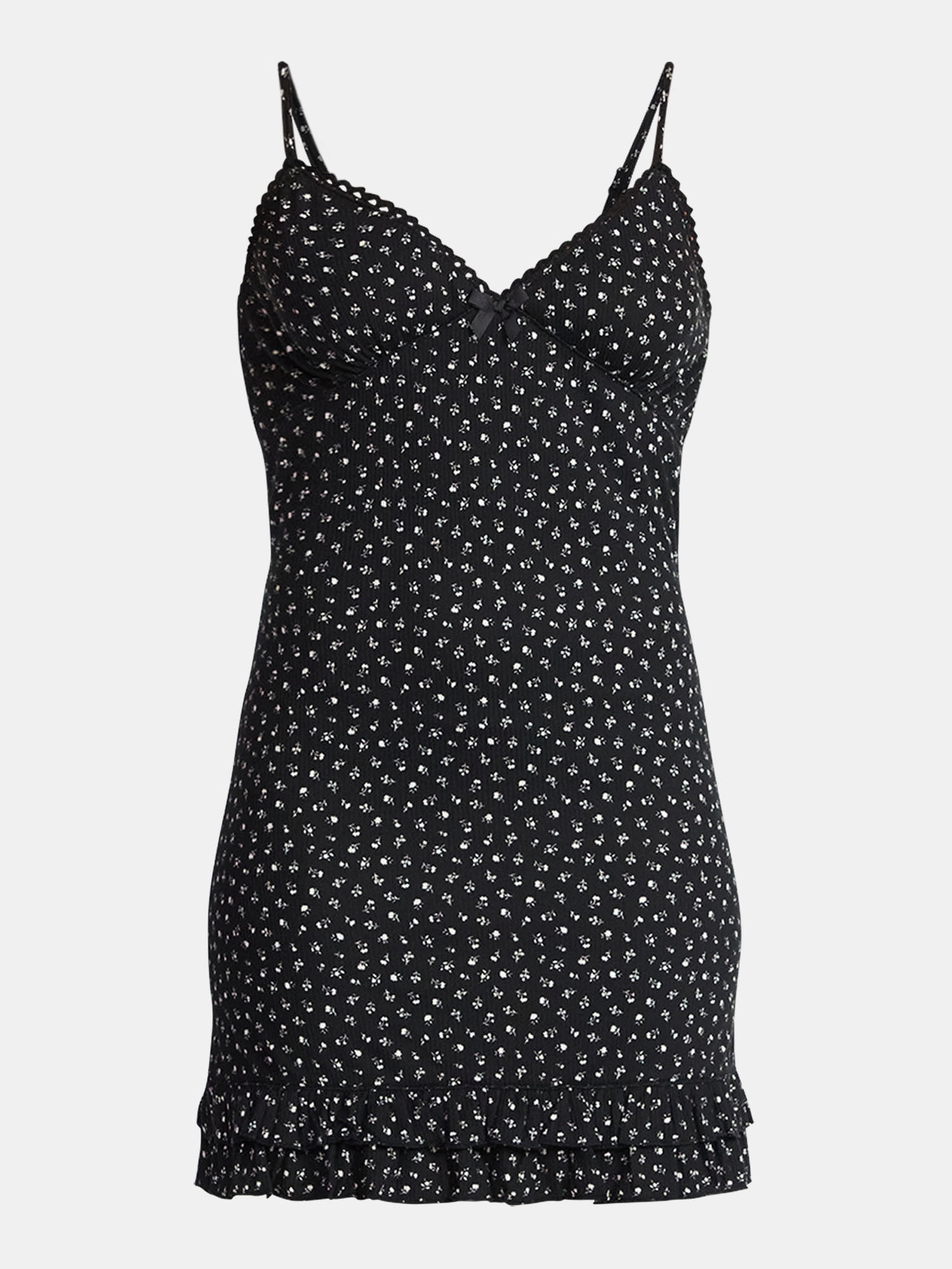 No Boundaries Ruffle Tier Mini Dress, Women's