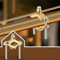 thumbnail image 2 of 3 Piece Copper Alloy Ground Clamps for Electrical Bonding on Water Pipes and Steel Conduits with For Secure Screws, 2 of 6