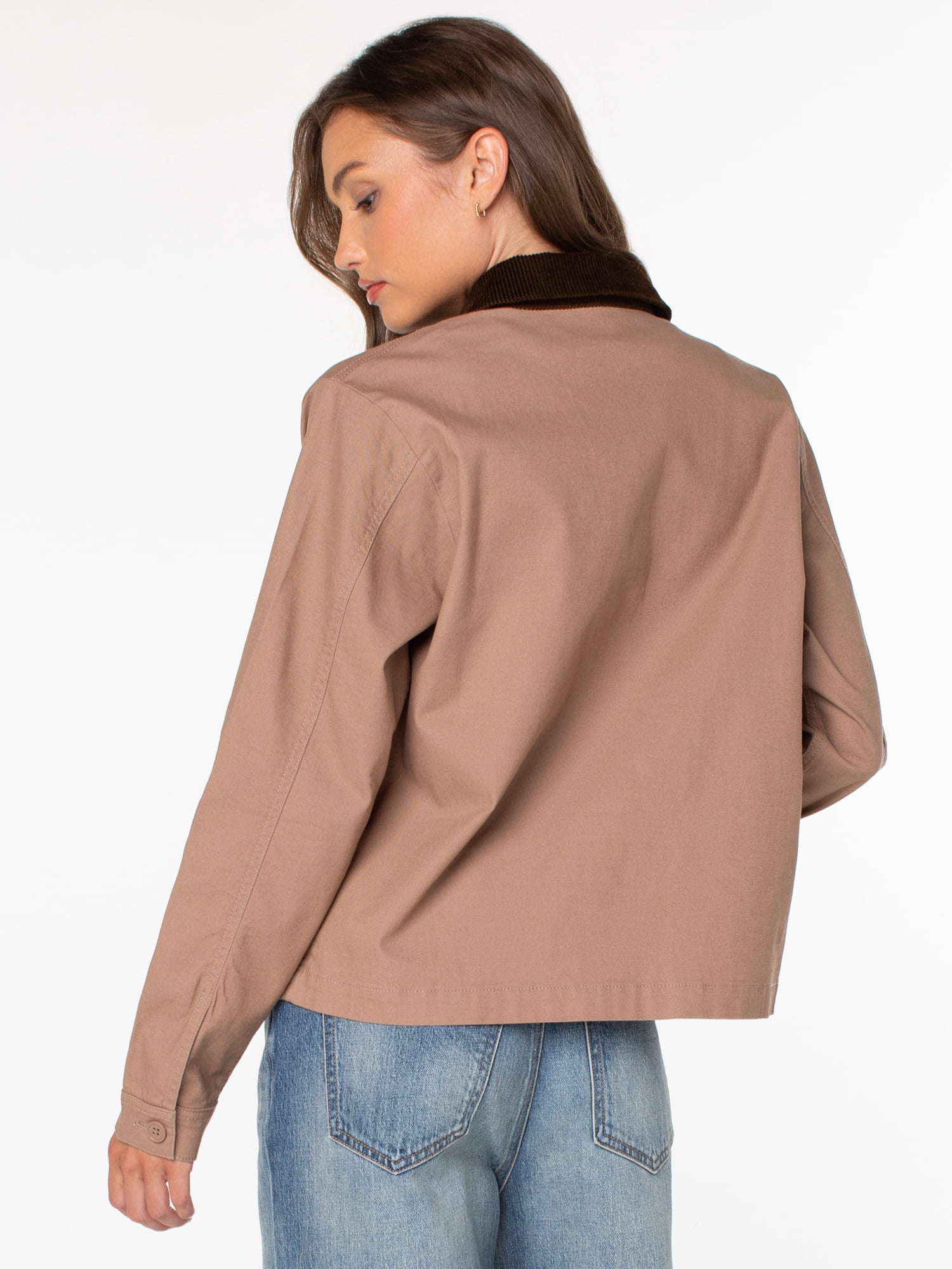 Celebrity Pink Women's and Women's Plus Boxy Barn Jacket, Sizes XS-4X