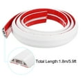 thumbnail image 3 of Uxcell 0.55"Wx0.27"H 5.9ft Floor Cord Cover Cable Protector Cable Management White, 3 of 6