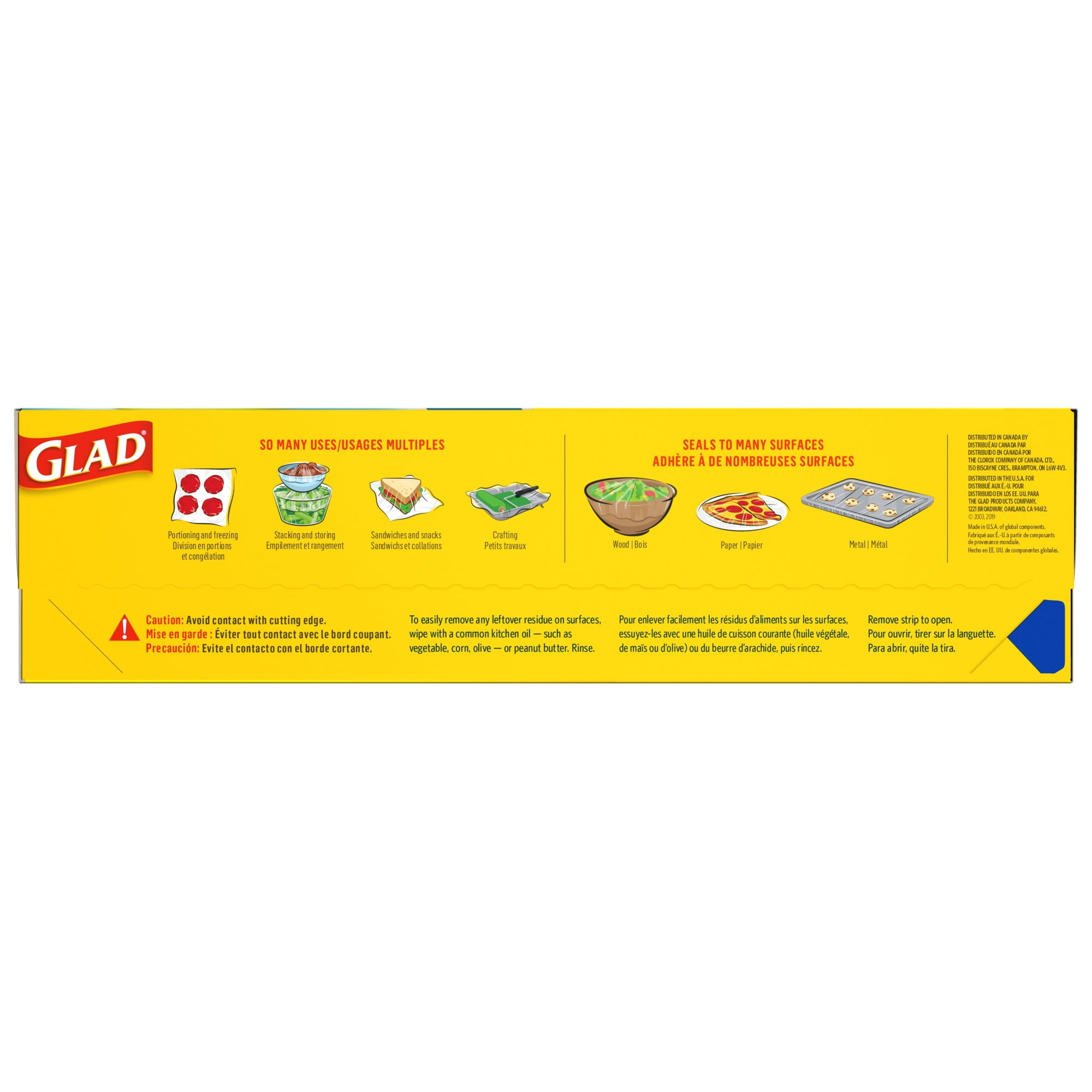 Glad Press N Seal Plastic Food Wrap 140 Square Feet Walmart Com Walmart Com Glad Press N Seal Plastic Food Wrap 140 Square Feet Walmart Com Walmart Com