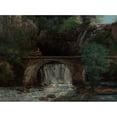 thumbnail image 2 of Gustave Courbet 24x19 Gold Ornate Framed and Double Matted Museum Art Print Titled - The Great&nbsp;Bridge (1864), 2 of 4