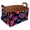 Multicolor 5, variant on Yellow and Blue Floral Storage Basket Collapsible Storage Bin, PU Foldable Basket Convenient Box Storage Organizer with Handles for Shelves Office Bedroom Closet Nursery Toys Laundry