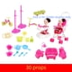 thumbnail image 3 of Accesorios de 30 cm Accesorios para muñecas Barbie Zapatos de vestir Bolso Ropa Collar Ropa Traje Juguetes, 3 of 5