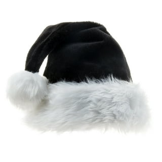 Black 2024 santa hat