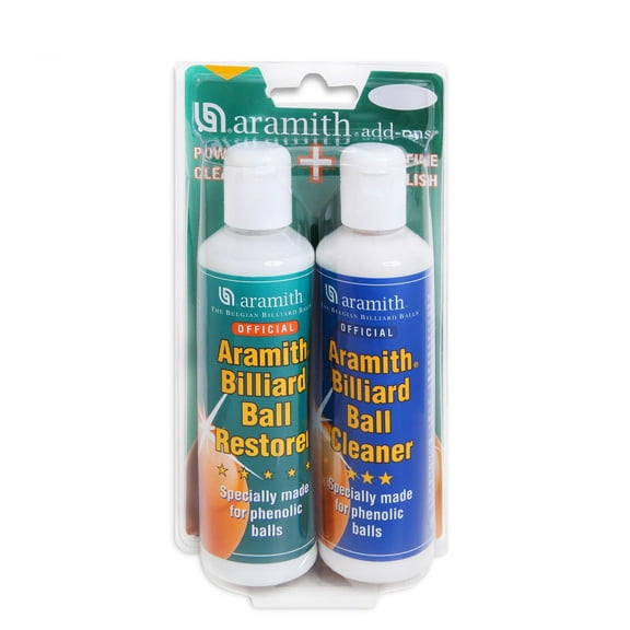 Aramith Billiard Ball Cleaner & Ball Restorer in a Blister 8.4 fl.oz. bottles