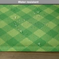 thumbnail image 6 of Ambesonne Irish Place Mats Set of 4, Retro Green Checkered, Standard Size, Green Lime Green, 6 of 6