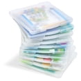thumbnail image 3 of IRIS USA Portable Project Case Holds 30.48 cm x 30.48 cm (12 in x 12 in) Paper, Clear, 10 Count, 3 of 13