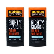 2 Pack - Right Guard Xtreme Defense Antiperspirant & Deodorant for Men Who Sweat, 72 HR, Arctic Refresh All-Day Scent, 3.1oz